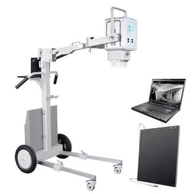 Digital Portable X-Ray Tshuab Nrog Dr 5.6kw